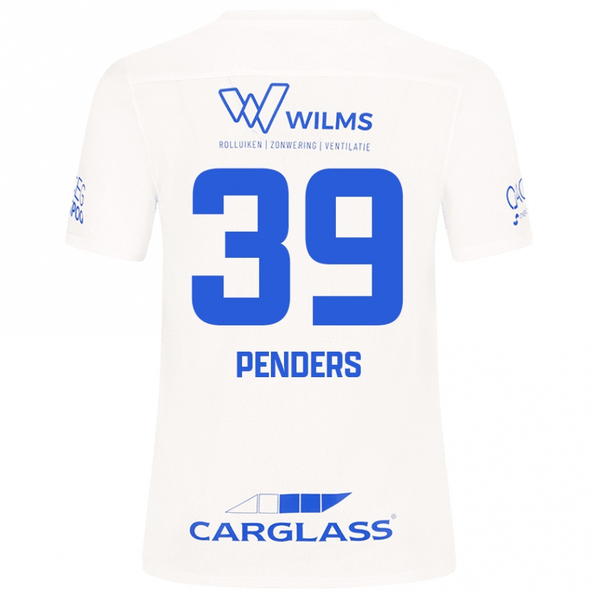 Kids Football Mike Penders #39 White Away Jersey 2024/25 T-Shirt