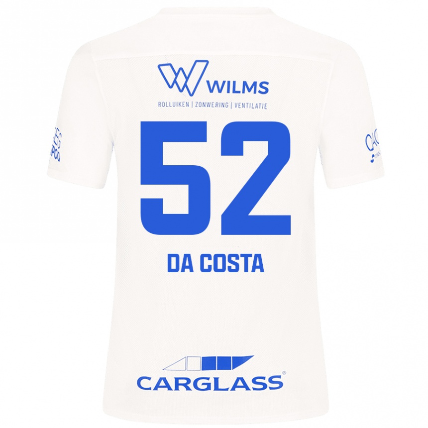 Kids Football Wilson Da Costa #52 White Away Jersey 2024/25 T-Shirt