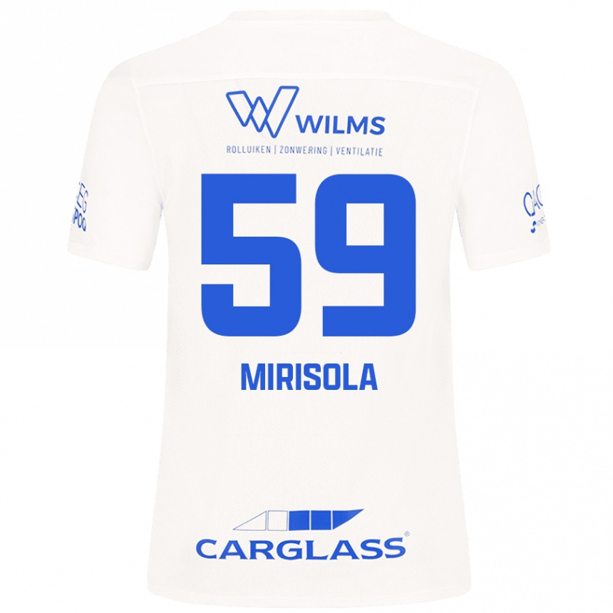 Kids Football Robin Mirisola #59 White Away Jersey 2024/25 T-Shirt