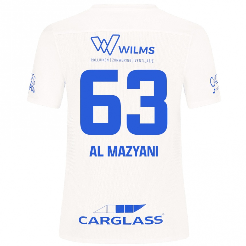 Kids Football Faissal Al Mazyani #63 White Away Jersey 2024/25 T-Shirt