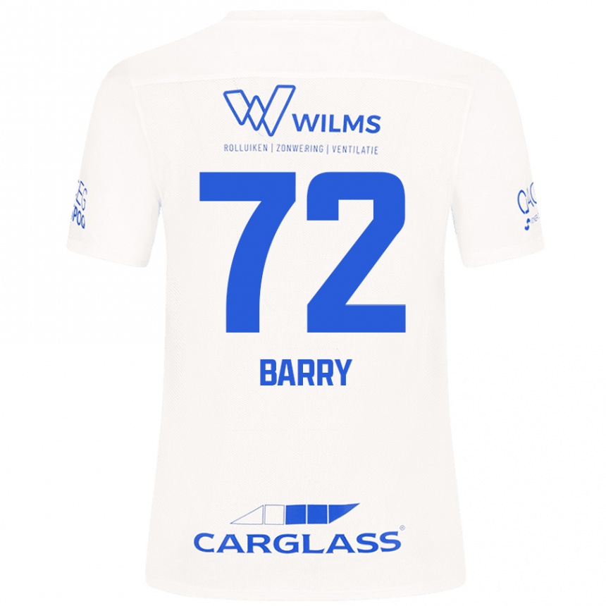 Kids Football Alpha Barry #72 White Away Jersey 2024/25 T-Shirt