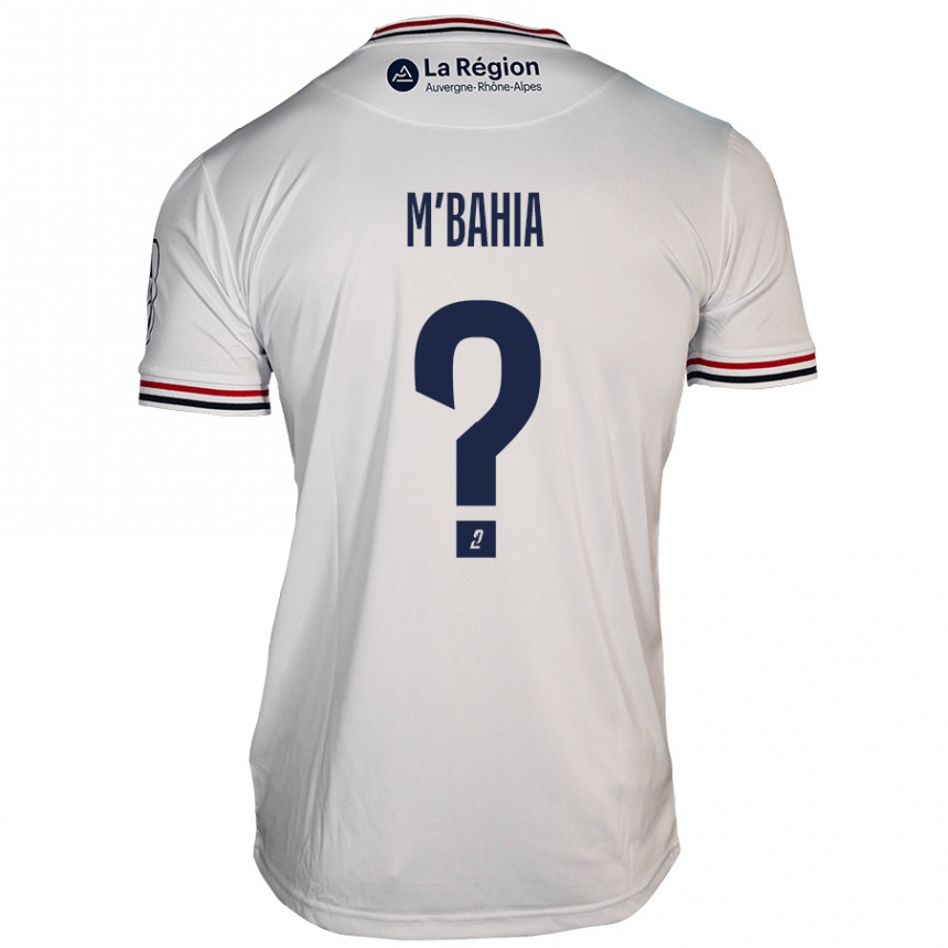 Kids Football Ivan M'bahia #0 White Away Jersey 2024/25 T-Shirt