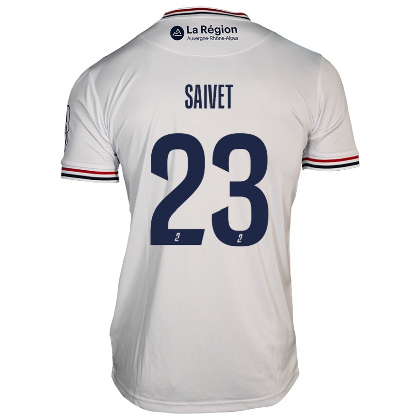 Kids Football Henri Saivet #23 White Away Jersey 2024/25 T-Shirt