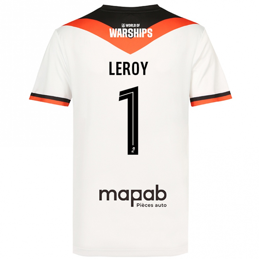 Kids Football Benjamin Leroy #1 White Away Jersey 2024/25 T-Shirt