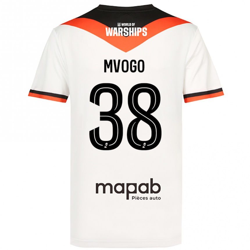 Kids Football Yvon Mvogo #38 White Away Jersey 2024/25 T-Shirt