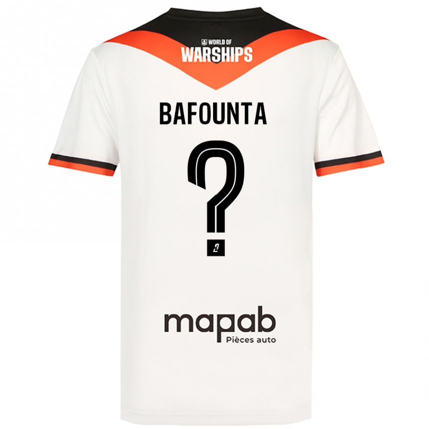 Kids Football Kamal Bafounta #0 White Away Jersey 2024/25 T-Shirt