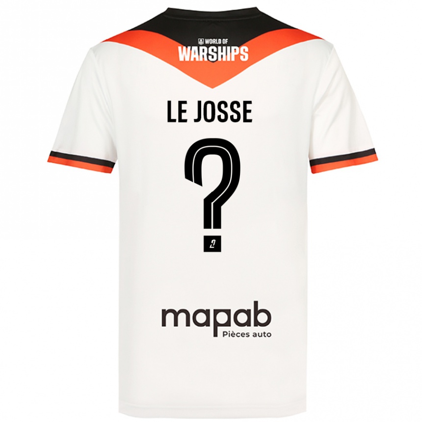 Kids Football Ewen Le Josse #0 White Away Jersey 2024/25 T-Shirt