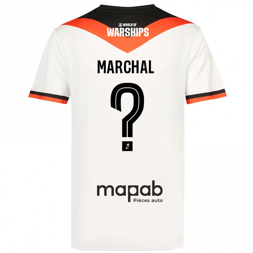 Kids Football Noam Marchal #0 White Away Jersey 2024/25 T-Shirt