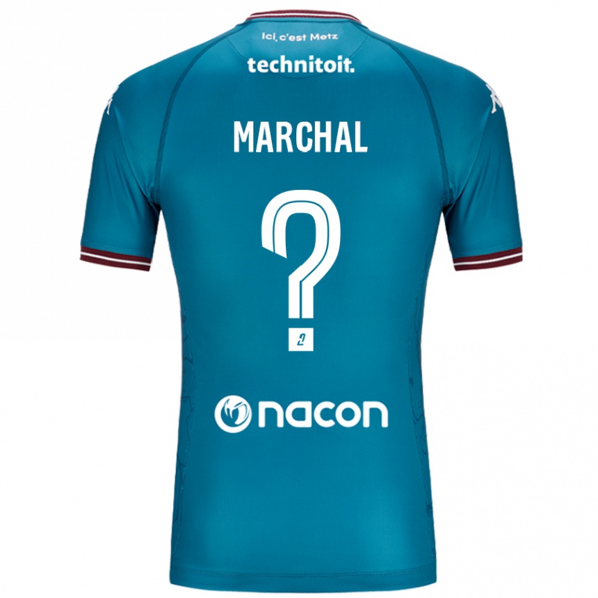 Kids Football Adam Marchal #0 Bleu Petrole Away Jersey 2024/25 T-Shirt