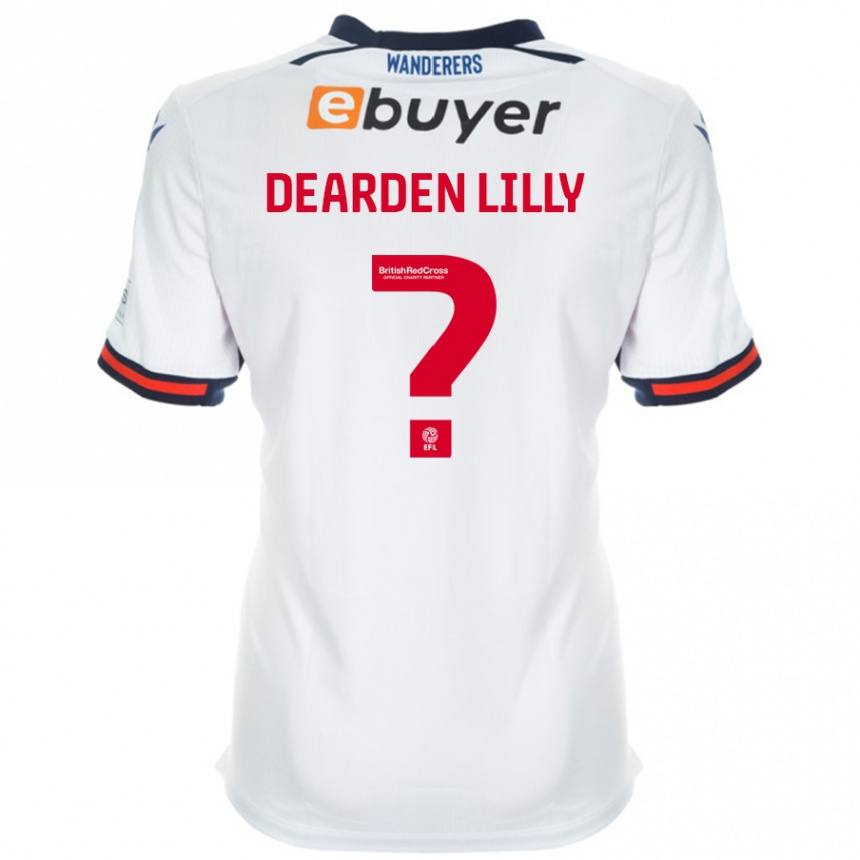 Men Football Jessica Dearden-Lilly #0 White Home Jersey 2024/25 T-Shirt