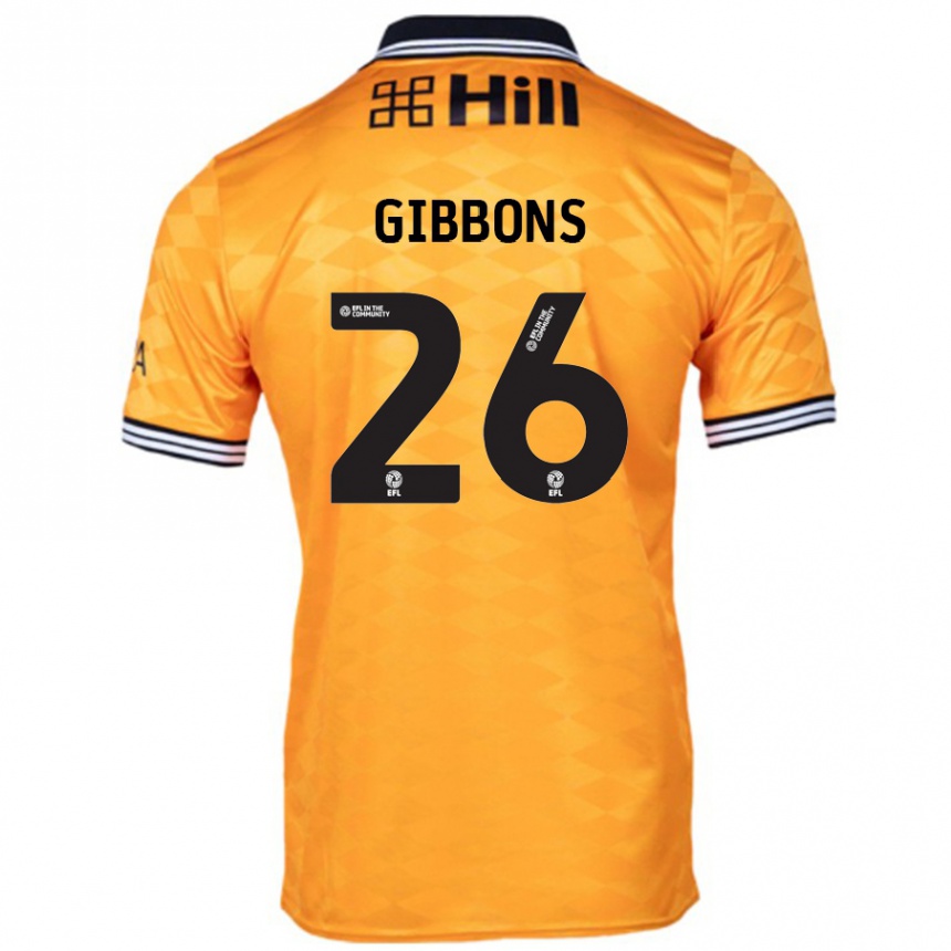 Men Football James Gibbons #26 Orange Home Jersey 2024/25 T-Shirt