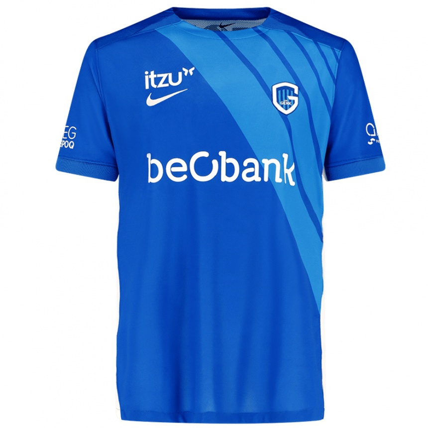 Men Football Kobe Van Den Broeck #0 Blue Home Jersey 2024/25 T-Shirt