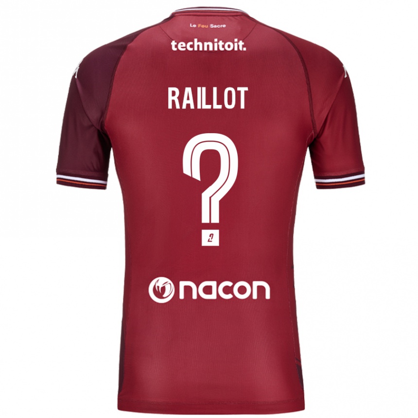 Men Football Lilian Raillot #0 Red Granata Home Jersey 2024/25 T-Shirt