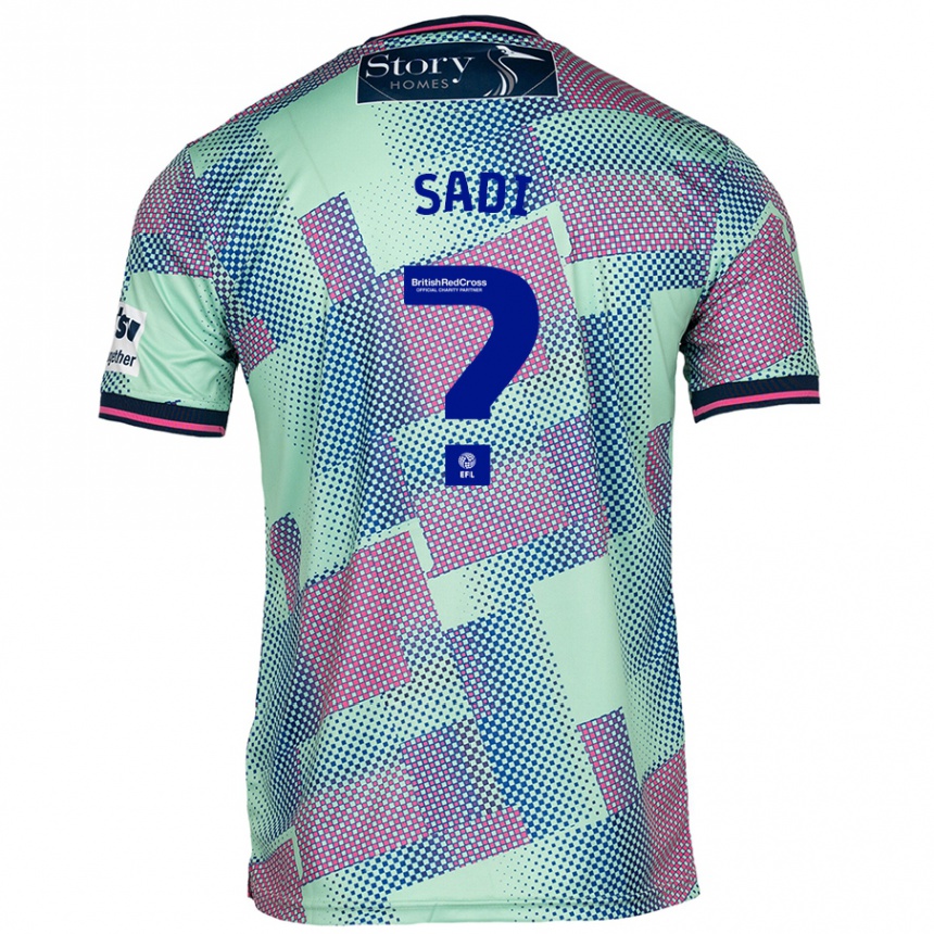 Men Football Dominic Sadi #0 Green Away Jersey 2024/25 T-Shirt