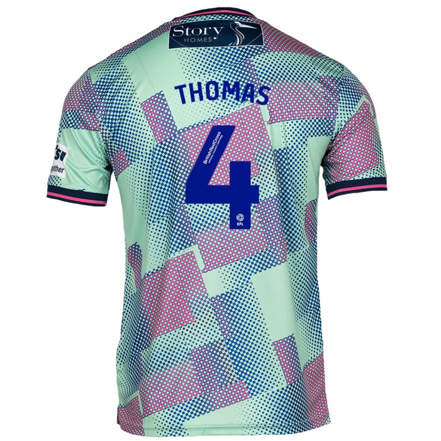 Men Football Terell Thomas #4 Green Away Jersey 2024/25 T-Shirt