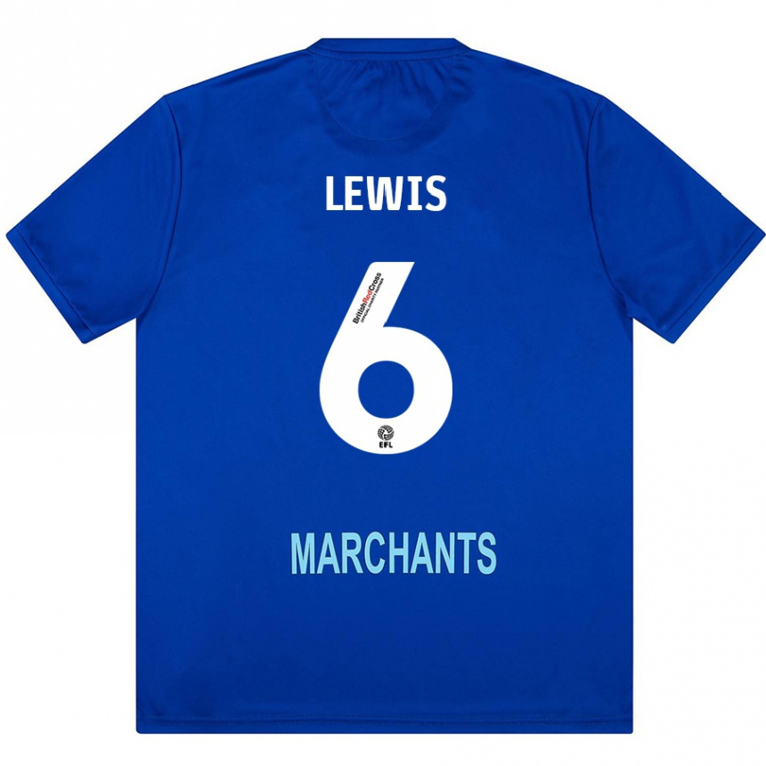 Men Football Megan Lewis #6 Green Away Jersey 2024/25 T-Shirt