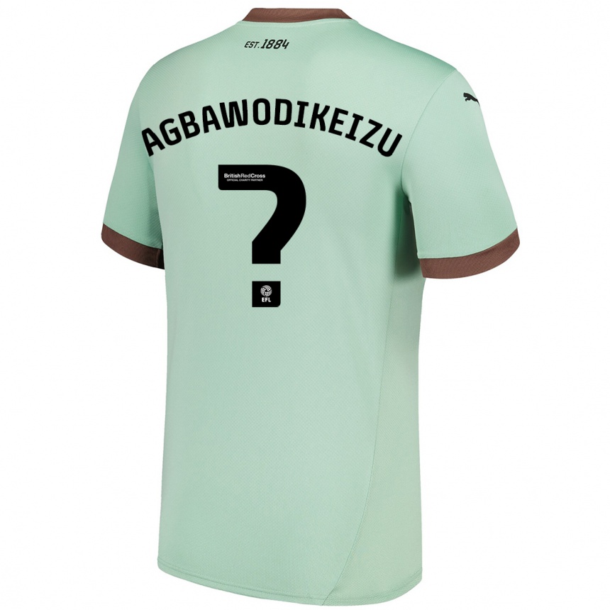 Men Football Charles Ebuka Agbawodikeizu #0 Pale Green Away Jersey 2024/25 T-Shirt