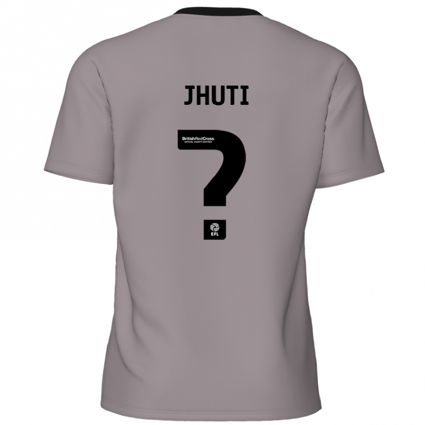 Men Football Reece Jhuti #0 Grey Away Jersey 2024/25 T-Shirt