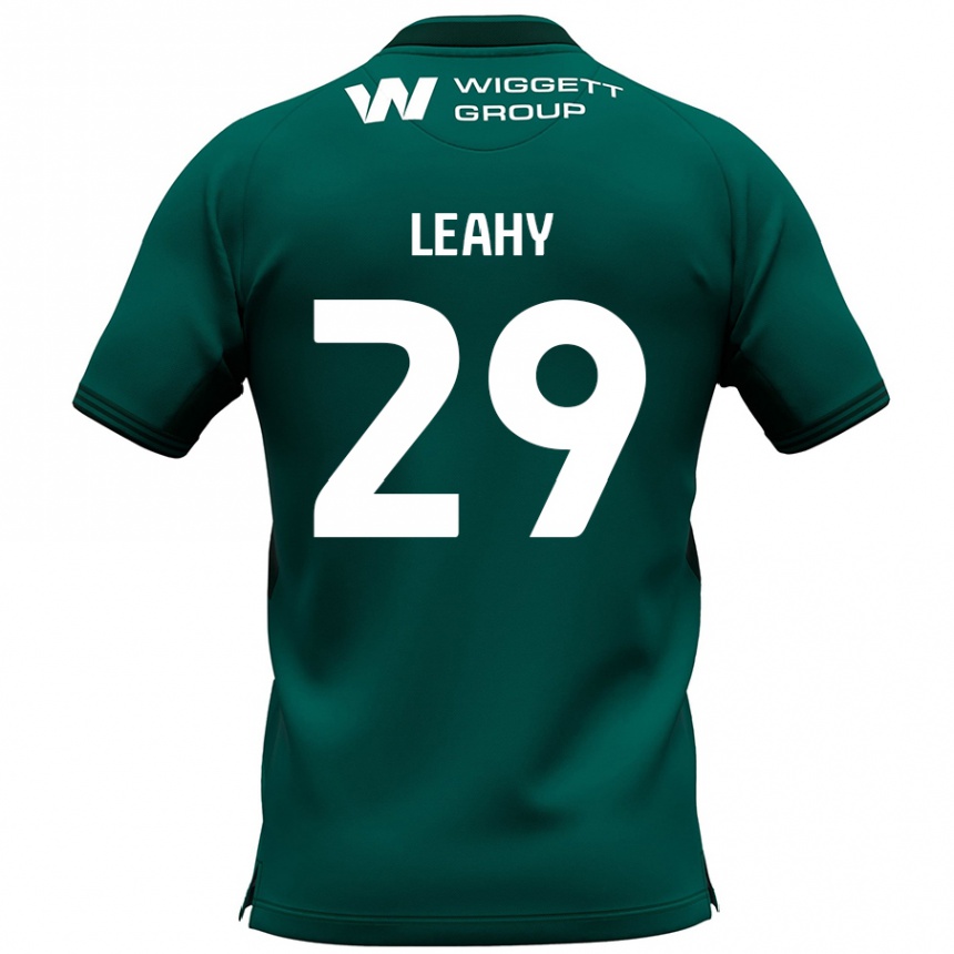 Men Football Tom Leahy #29 Green Away Jersey 2024/25 T-Shirt