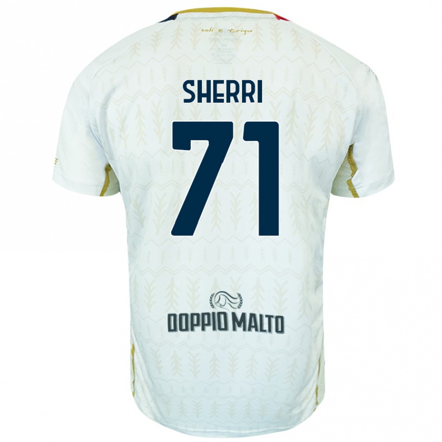 Men Football Alen Sherri #71 White Away Jersey 2024/25 T-Shirt