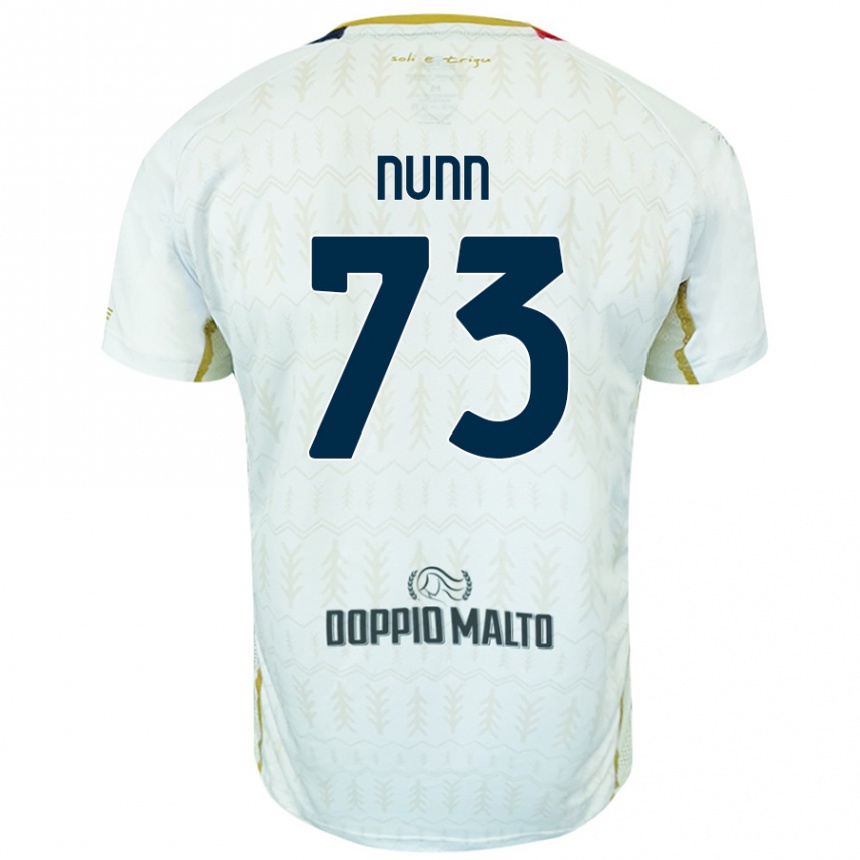 Men Football Jack Nunn #73 White Away Jersey 2024/25 T-Shirt