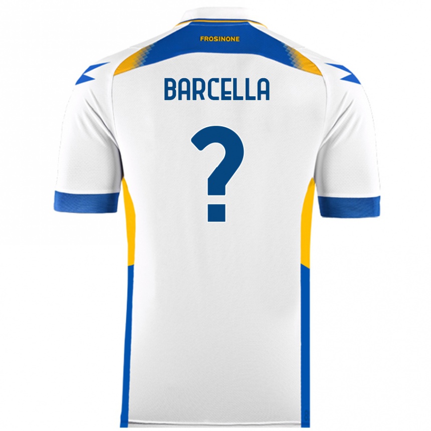 Men Football Kevin Barcella #0 White Away Jersey 2024/25 T-Shirt