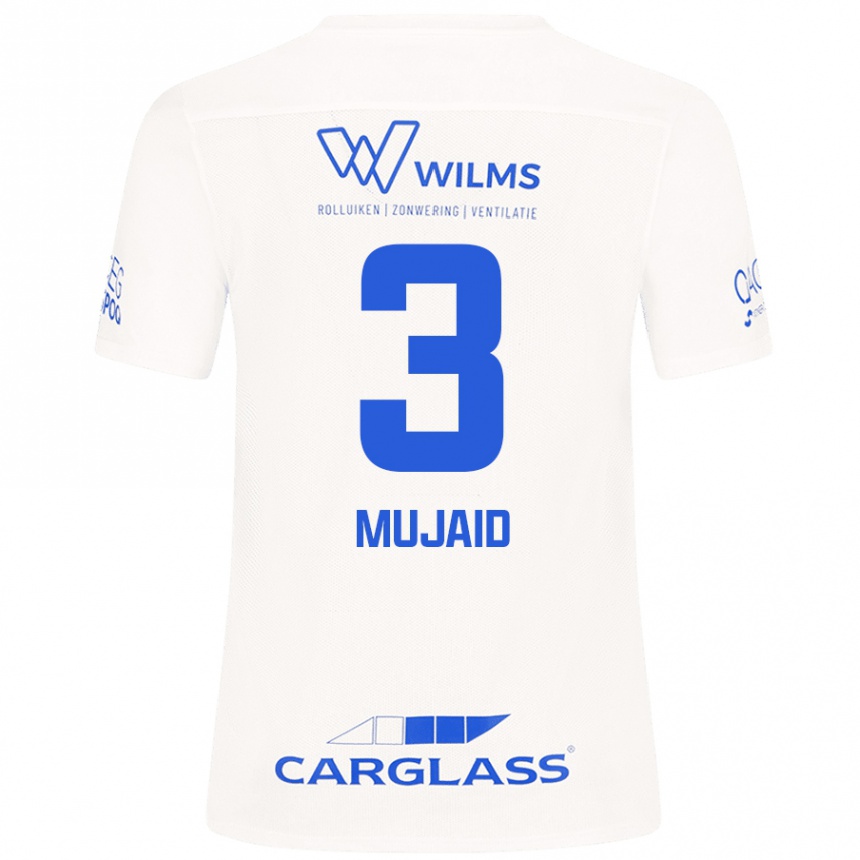 Men Football Mujaid Sadick #3 White Away Jersey 2024/25 T-Shirt