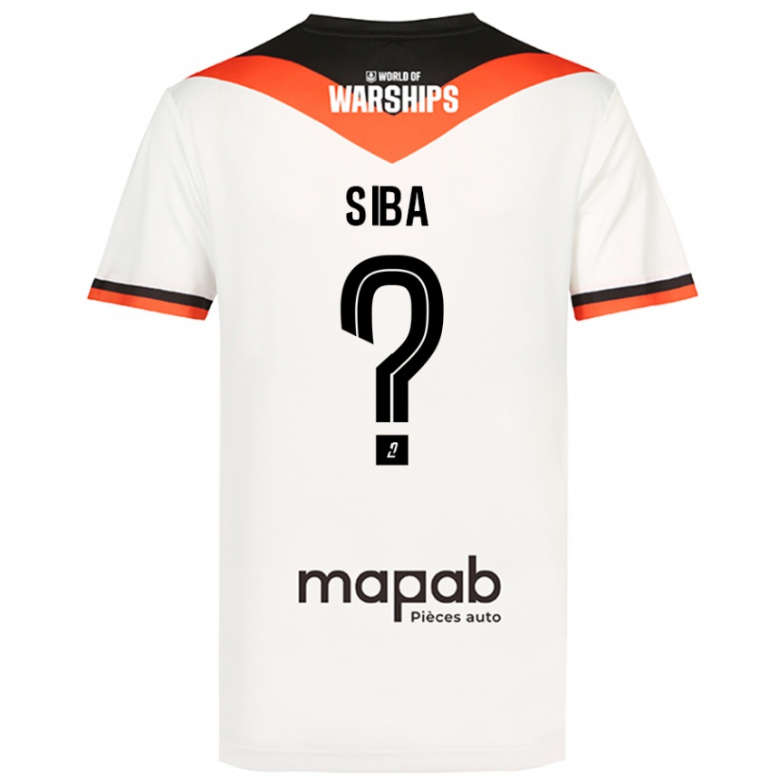 Men Football Stevan Siba #0 White Away Jersey 2024/25 T-Shirt