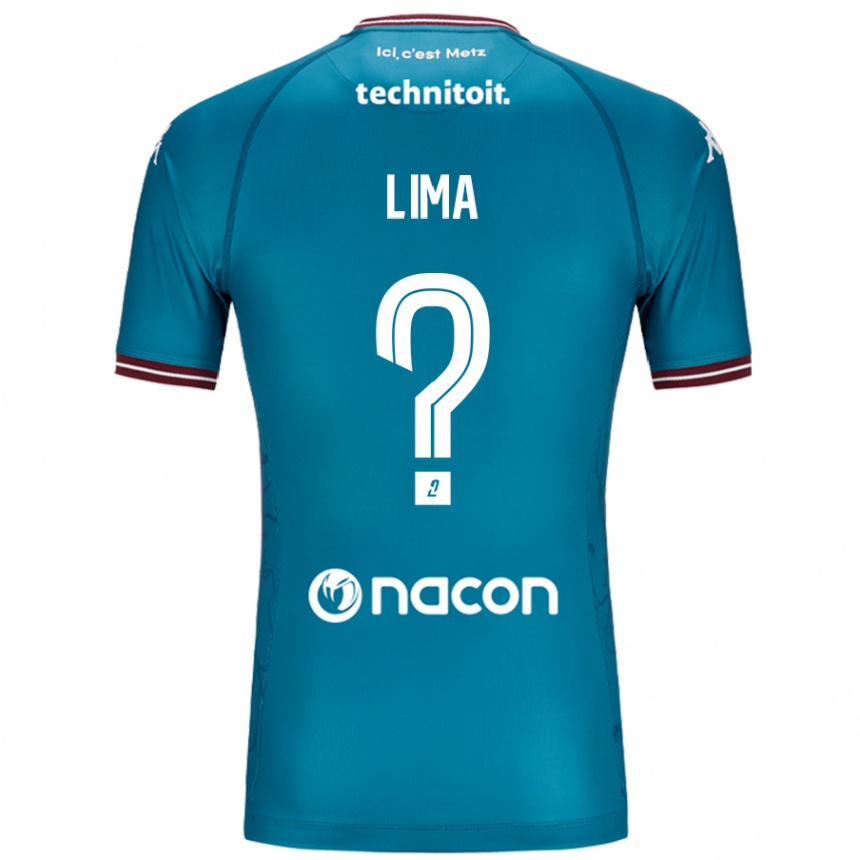 Men Football Edson Lima #0 Bleu Petrole Away Jersey 2024/25 T-Shirt