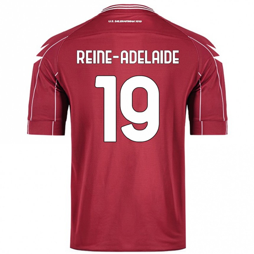 Women Football Jeff Reine-Adelaide #19 Burgundy Home Jersey 2024/25 T-Shirt