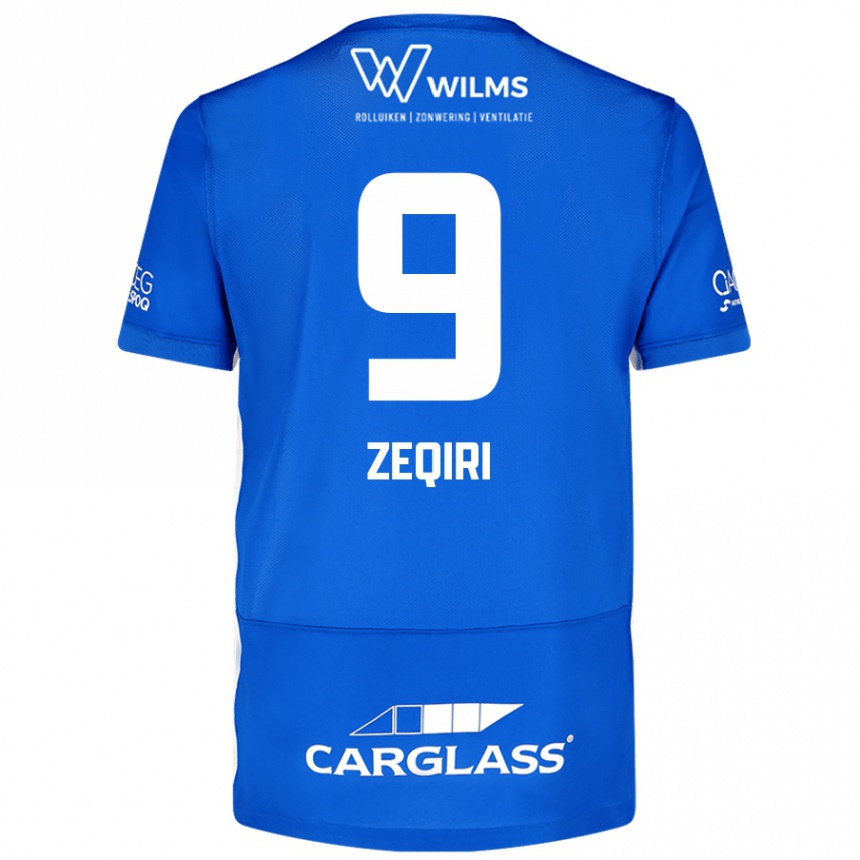 Women Football Andi Zeqiri #9 Blue Home Jersey 2024/25 T-Shirt