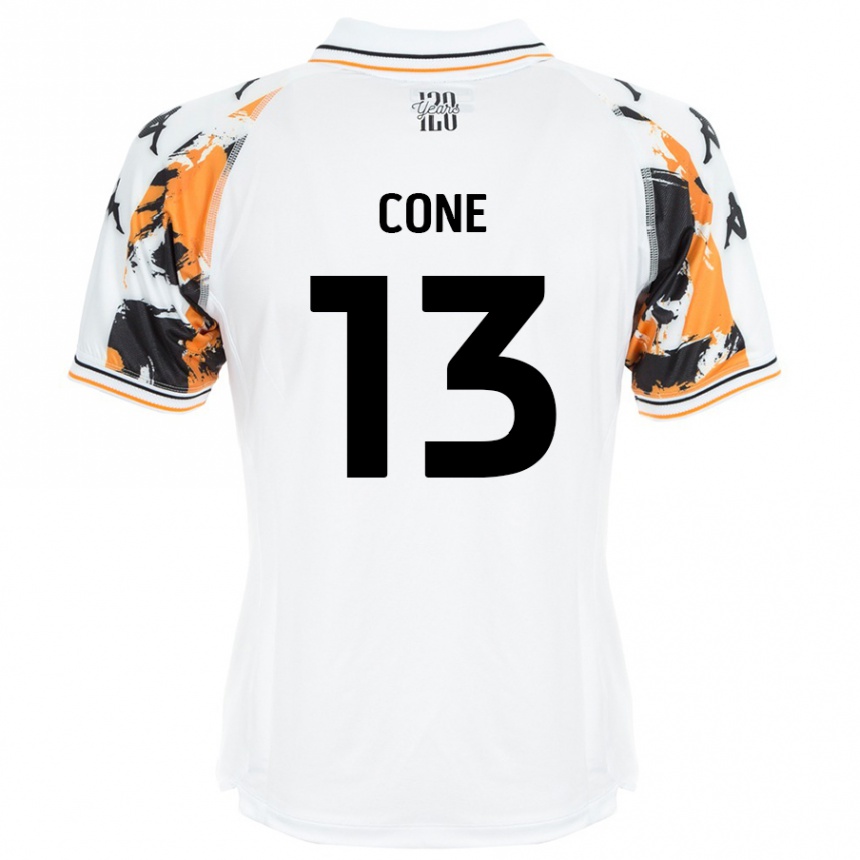 Women Football Sharla Cone #13 White Away Jersey 2024/25 T-Shirt