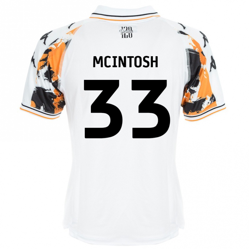 Women Football Lucy Mcintosh #33 White Away Jersey 2024/25 T-Shirt