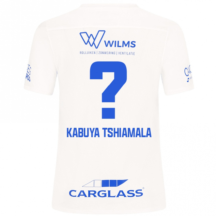 Women Football Lino Kabuya Tshiamala #0 White Away Jersey 2024/25 T-Shirt