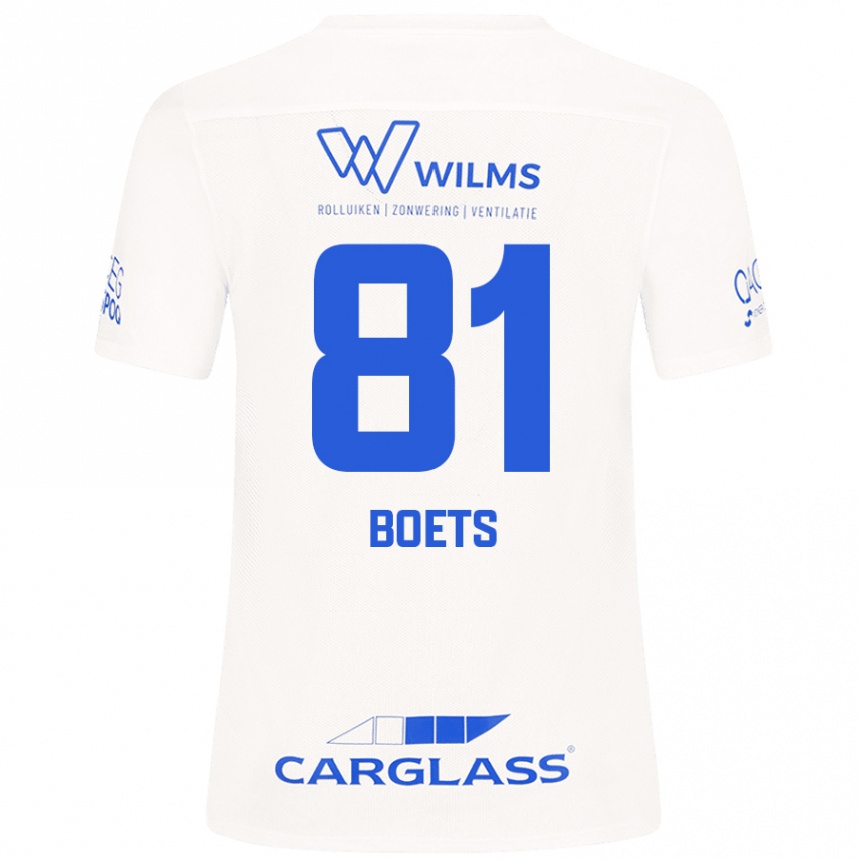 Women Football Keo Boets #81 White Away Jersey 2024/25 T-Shirt